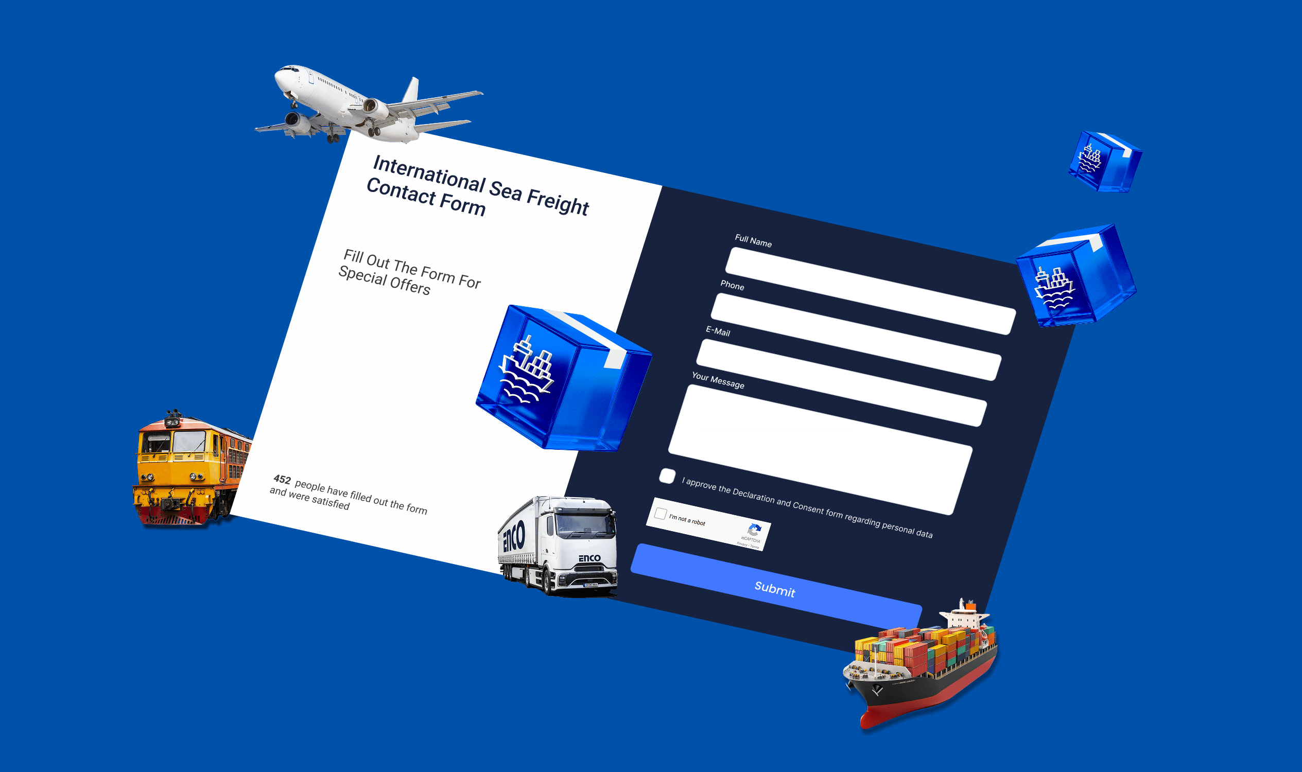 Fill out our contact form for special offers.